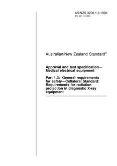 AS/NZS 3200.1.3-1996