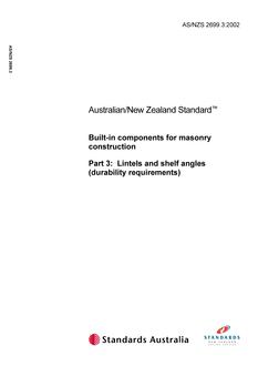 AS/NZS 2699.3-2002