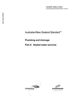 AS/NZS 3500.4-2003
