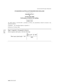 AS/NZS 3662-2005 AMDT 1