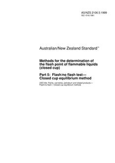 AS/NZS 2106.5-1999
