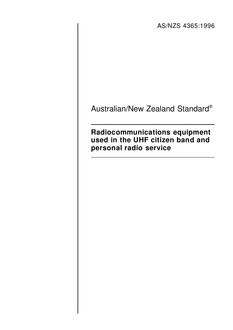 AS/NZS 4365-1996