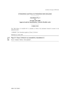 AS/NZS 3191-1996 AMDT 3