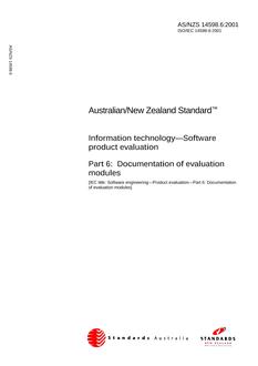 AS/NZS 14598.6-2001