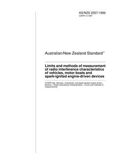 AS/NZS 2557-1999