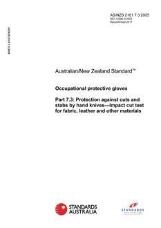 AS/NZS 2161.7.3-2005