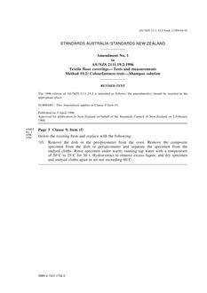 AS/NZS 2111.19.2-1996 AMDT 1