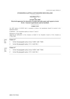 AS/NZS 4641-2007 AMDT 1