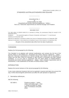 AS/NZS 60335.2.61-2005 AMDT 1