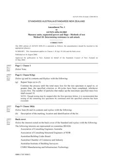 AS/NZS 4456.10-2003 AMDT 1