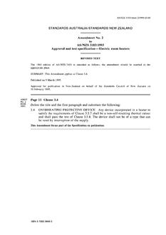 AS/NZS 3103-1993 AMDT 2
