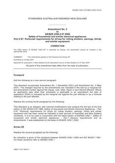 AS/NZS 3350.2.97-2000 AMDT 2
