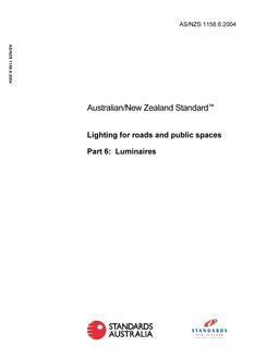 AS/NZS 1158.6-2004