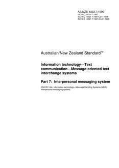 AS/NZS 4033.7-1999