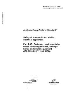 AS/NZS 3350.2.97-2000