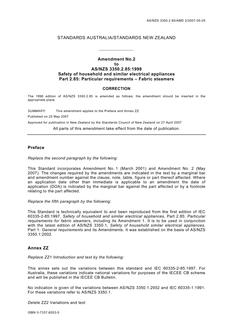 AS/NZS 3350.2.85-1998 AMDT 2