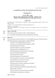 AS/NZS 4456.17-2003 AMDT 1