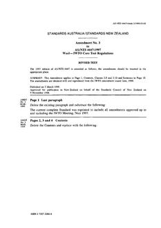 AS/NZS 4447-1997 AMDT 3
