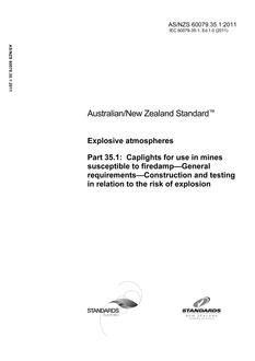 AS/NZS 60079.35.1-2011