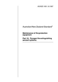 AS/NZS 1851.16-1997