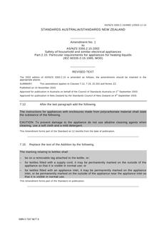 AS/NZS 3350.2.15-2002 AMDT 1