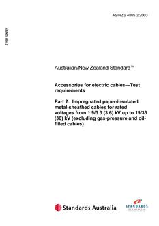 AS/NZS 4805.2-2003