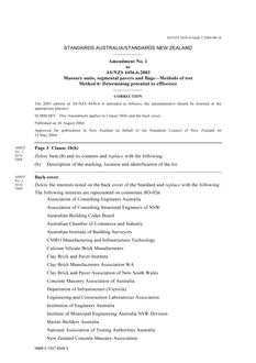 AS/NZS 4456.6-2003 AMDT 1