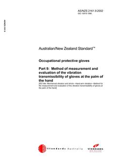 AS/NZS 2161.9-2002