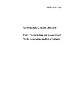 AS/NZS 4492.0-2000