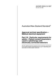 AS/NZS 3200.2.9-1997