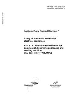 AS/NZS 3350.2.75-2001