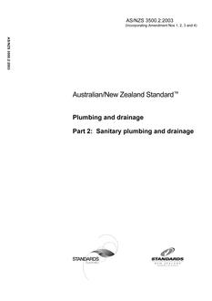 AS/NZS 3500.2-2003