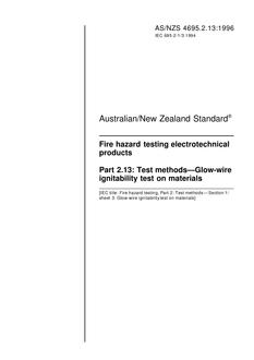 AS/NZS 4695.2.13-1996