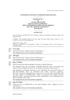 AS/NZS 3350.2.30-1997 AMDT 1