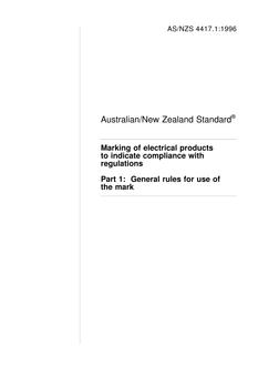 AS/NZS 4417.1-1996