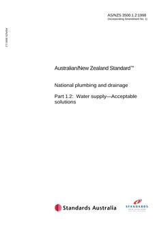 AS/NZS 3500.1.2-1998