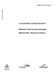 AS/NZS 1301.215S-2007