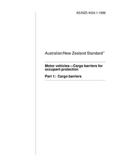 AS/NZS 4034.1-1998