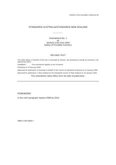 AS/NZS 4763(INT)-2006 AMDT 1