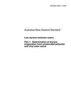 AS/NZS 4585.1-1999