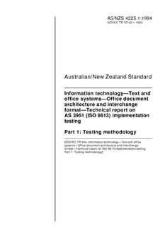 AS/NZS 4225.1-1994