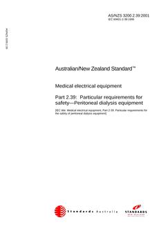 AS/NZS 3200.2.39-2001
