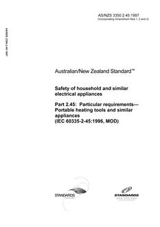 AS/NZS 3350.2.45-1997