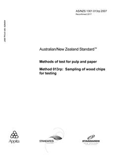 AS/NZS 1301.013RP-2007
