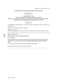 AS/NZS 1660.2.4-1998 AMDT 1