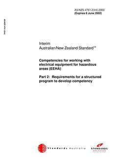 AS/NZS 4761.2(INT)-2000