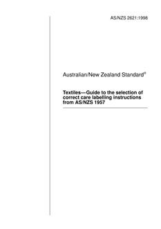 AS/NZS 2621-1998