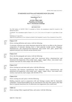 AS/NZS 3500.3-2003 AMDT 3