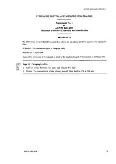AS/NZS 2604-1993 AMDT 1