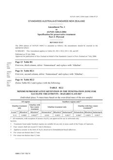 AS/NZS 1604.3-2004 AMDT 1